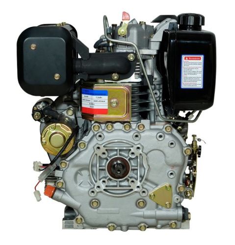 Двигатель Lifan Diesel 188FD, шлицевой вал ?25мм, катушка 6 Ампер-Tehinstrument