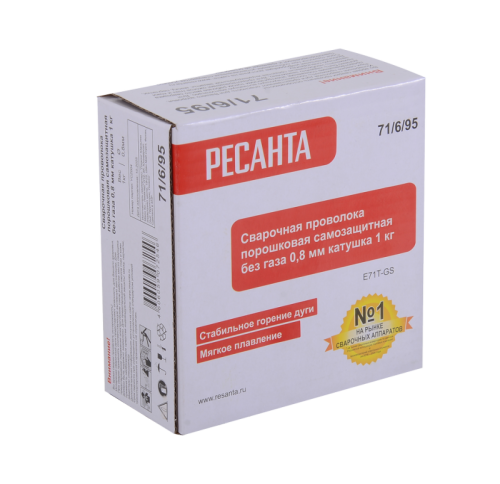 Сварочная проволока порошковая самозащитная без газа 0,8 мм катушка 1 кг Ресанта-Tehinstrument