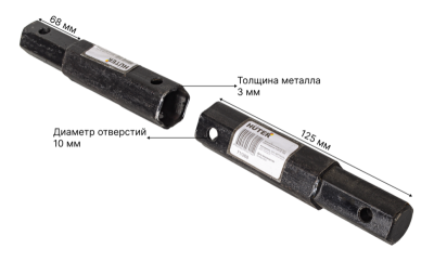 Удлинители колёсной оси для МК-9500,МК-11000,МК-13000,МК-15000 (шестиг.d 32*32*185) (комп. 2 шт.)-Tehinstrument