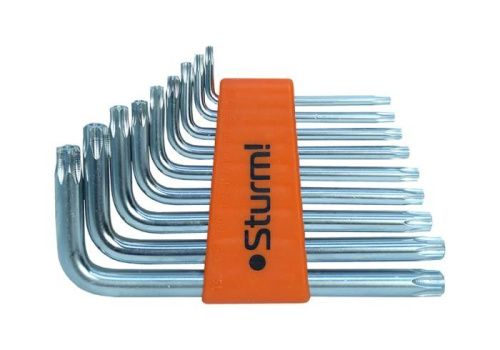 Набор ключей TORX, 9шт, T10-T50, CrV,  Sturm-Tehinstrument