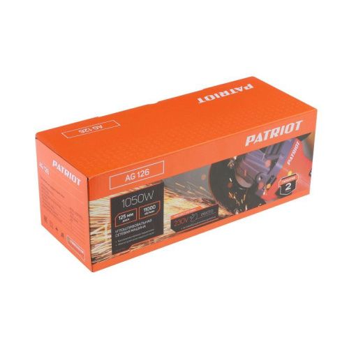 Машина углошлифовальная (УШМ) PATRIOT AG 126-Tehinstrument