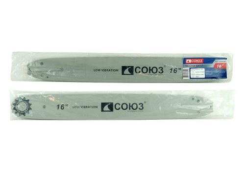 Пильная шина 16" СОЮЗ, паз 1,3мм, 3/8", 57зв, хвостовик POH(OREGON K095/A095)-Tehinstrument