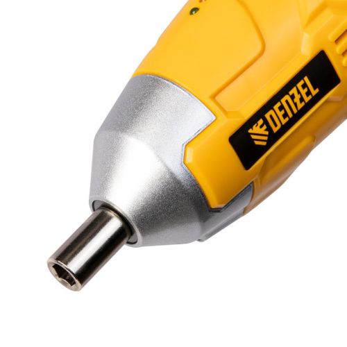 Отвертка DENZEL CSL-3,6-02, с аккумулятором 3.6 В Li-Ion, 1.3 Ач, в блистере-Tehinstrument