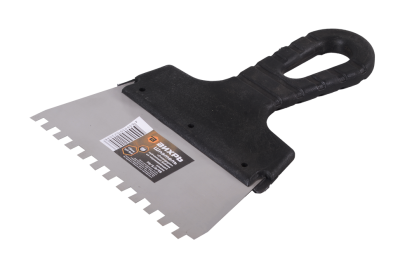 Шпатель ВИХРЬ 6х6 мм, зубчатый, нержавейка, пластик, 150мм-Tehinstrument