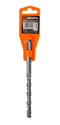Бур по бетону ВИХРЬ 10x160x100-Tehinstrument