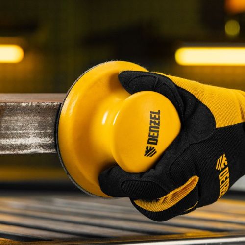 Брусок для шлифования, круглый, 125 мм, с "липучкой"// Denzel-Tehinstrument