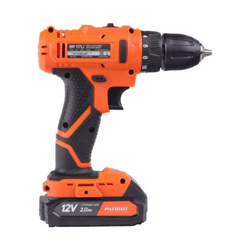 Дрель-шуруповерт аккумуляторная Patriot BR 117 Li-Tehinstrument
