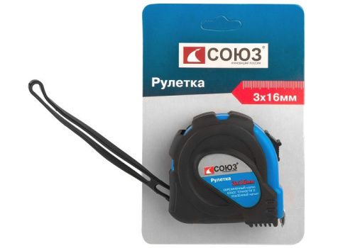 Рулетка 3x16мм, СОЮЗ-Tehinstrument