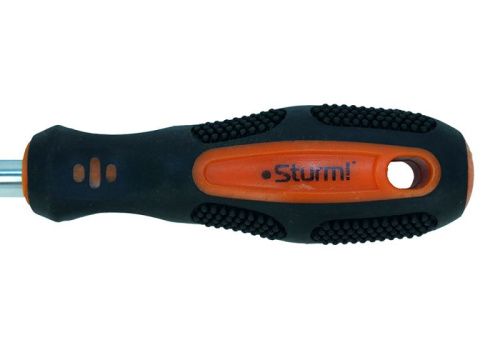 Отвертка плоский шлиц SL8х150мм, CrV, магнитный наконечник  Sturm-Tehinstrument