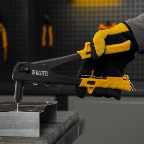 Заклепочник ручной, 255 мм, заклепки 2,4-3,2-4,0-4,8 мм Denzel-Tehinstrument