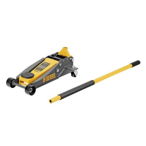 Домкрат гидравлический подкатной, 3 т, 125-470 мм, быстрый подъем, проф. Denzel-Tehinstrument