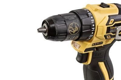 HCD1645BLC Дрель аккумуляторная б/щ Hanskonner, 14,4В, 45Нм, 2х2.0Ач, патрон 10мм, сумка-кейс-Tehinstrument