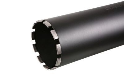 Коронка алмазная LASER по железобетону 132 мм, 1 1/4" , L=450мм, Hanskonner-Tehinstrument