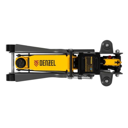 Домкрат гидравлический подкатной с фиксатором, 2,5 т, 85-385 мм Denzel-Tehinstrument