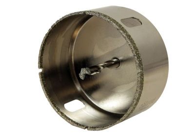 Коронка алмазная по керамограниту 75 х 70 мм,3гр. Хв., с центрир. Cверл.  Sturm-Tehinstrument