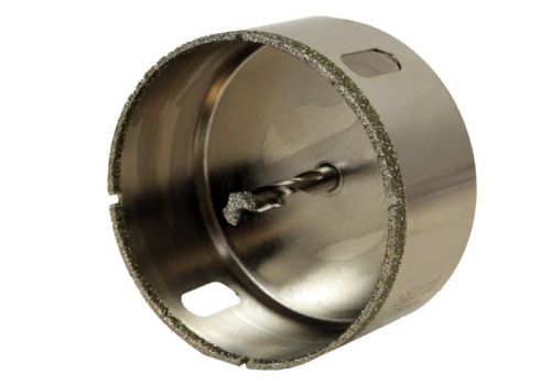 Коронка алмазная по керамограниту 75 х 70 мм,3гр. Хв., с центрир. Cверл.  Sturm-Tehinstrument