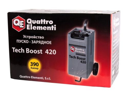 Пуско-зарядное устройство QUATTRO ELEMENTI Tech Boost 420-Tehinstrument