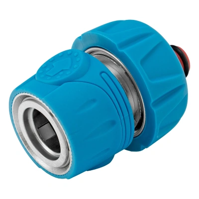 Соединитель быстросъемный 3/4", аквастоп, алюминий, TPR, LUXE Palisad-Tehinstrument