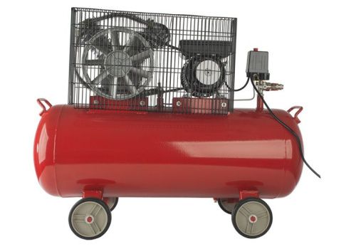 Компрессор воздушный масляный  Sturm AC931031, 2,4кВт, 370 л/мин, ресивер 100 л,  ременной привод-Tehinstrument