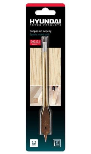Сверло по дереву перьевое 12X152 мм Hyundai-Tehinstrument