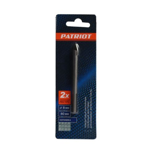 Сверло по керамике (8х80 мм), Patriot-Tehinstrument