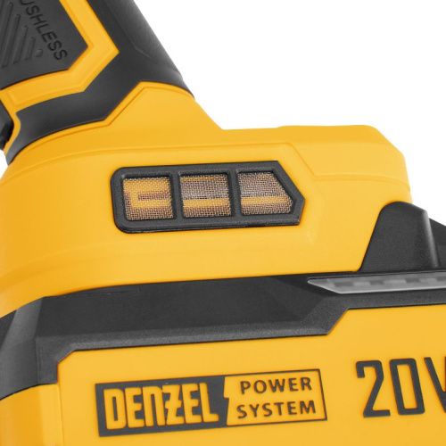 Бесщеточная аккумуляторная угловая шлифовальная машина Denzel AGH-BL-20-125, Li-Ion, 20 В-Tehinstrument