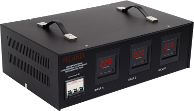 Стабилизатор напряжения РЕСАНТА АСН-3000/3-ЭМ-Tehinstrument