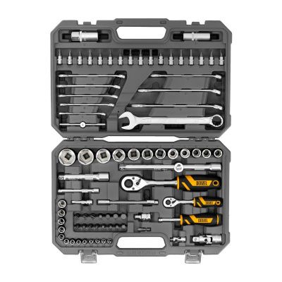 Набор инструментов 82 предмета Denzel, пластиковый кейс-Tehinstrument