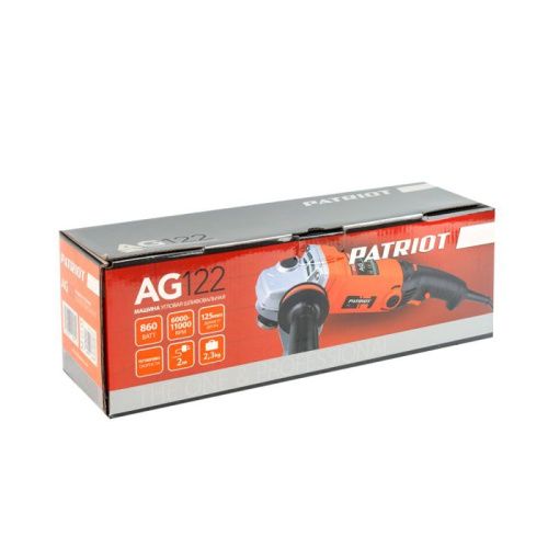 Машина углошлифовальная (УШМ) Patriot AG 122-Tehinstrument