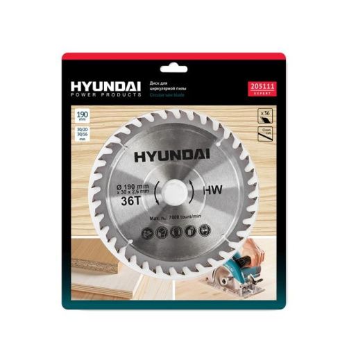 Диск по дереву HYUNDAI для циркулярных пил D190мм 205111-Tehinstrument