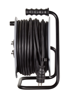 Удлинитель силовой на металлической катушке Ресанта СУ-3х2,5КГ-30/3 (с выкл., 4 розетки, IP44)-Tehinstrument