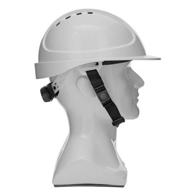 Каска защитная ударопрочная, ABS/PC, плавная регулировка, модель «Форвард» (К-05)белая Denzel-Tehinstrument