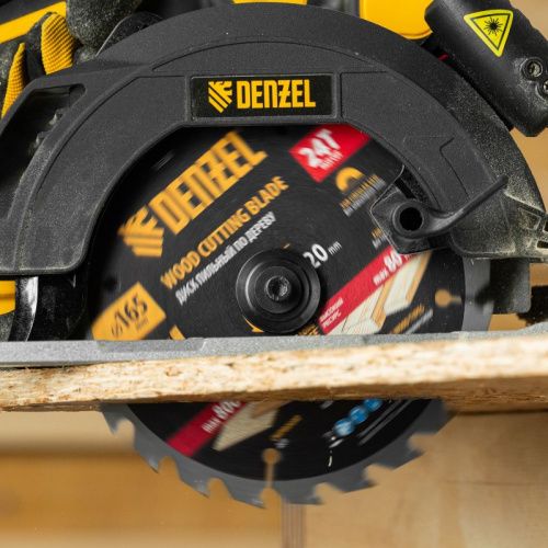 Пильный диск по дереву ф165 х 20 мм, 24 зубьев, тонкий Denzel-Tehinstrument