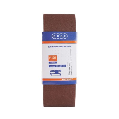 Лента абразивная (100х610мм, Р120, 3 шт.), Patriot-Tehinstrument