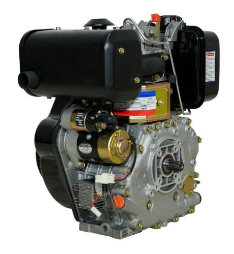 Двигатель Lifan Diesel 188FD, шлицевой вал ?25мм, катушка 6 Ампер-Tehinstrument