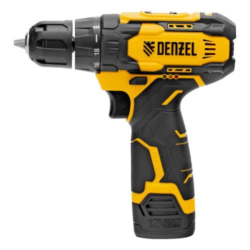 Аккумуляторный шуруповерт Denzel CDQ-12, Li-Ion, 12 В-Tehinstrument