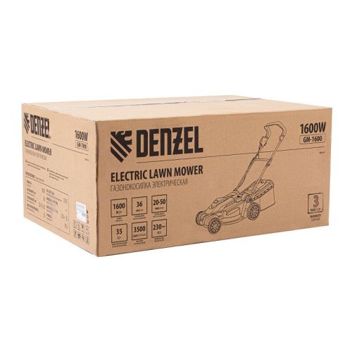 Газонокосилка электрическая Denzel GM-1600-Tehinstrument