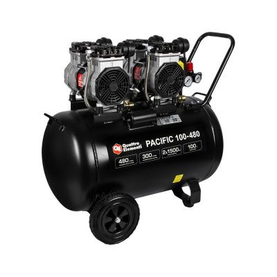 Компрессор поршневой безмасляный QUATTRO ELEMENTI PACIFIC 100-480-Tehinstrument