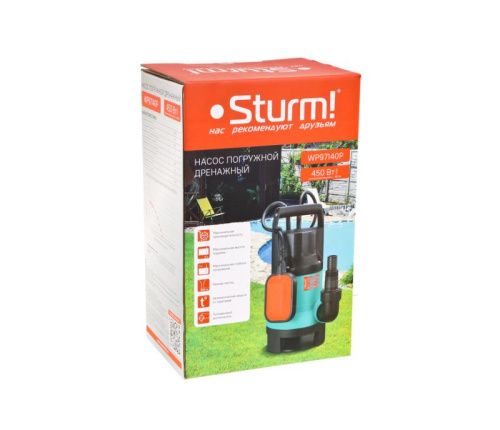 Насос погружной дренажный  Sturm WP97140P-Tehinstrument