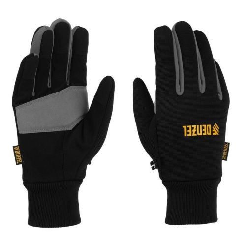 Перчатки универсальные, двойные, работа с сенсорным экраном, вязаная манжета, размер 10 Denzel-Tehinstrument