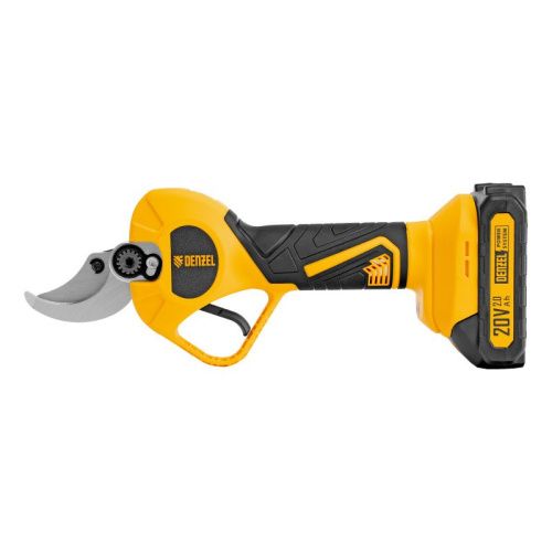 Секатор аккумуляторный, бесщет., CP-40BL, Li-Ion, 20 В, лезвия SK5 Denzel-Tehinstrument