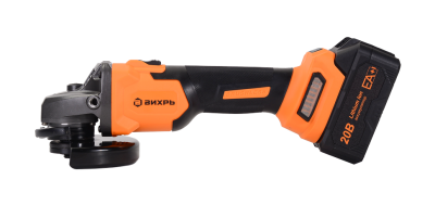 Углошлифовальная машина аккумуляторная АУШМ-125/20Li-R (в комплекте 1 АКБ и ЗУ) ЕА+ в кейсе Вихрь-Tehinstrument