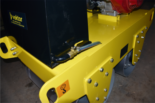 Виброкаток ручной двухвальцовый Vektor VRDR-600-Tehinstrument