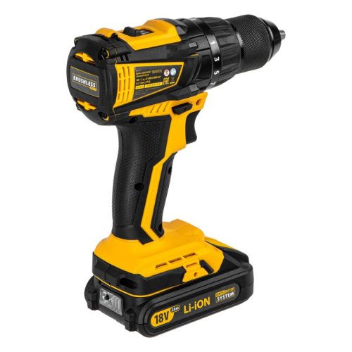 Дрель-шуруповерт аккумуляторная Denzel, бесщет. BLDL-IB-18-02-Tehinstrument