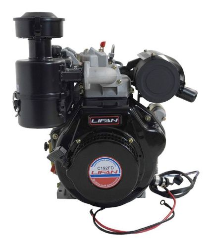 Двигатель Lifan Diesel 192FD, шлицевой вал ?25мм, катушка 6 Ампер-Tehinstrument