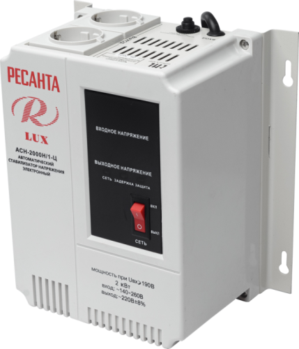 Стабилизатор напряжения серии LUX РЕСАНТА АСН-2000Н/1-Ц-Tehinstrument