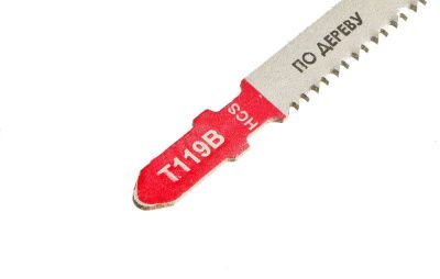 Пилки для лобзика по дереву T119B, 5 шт, 76х50мм, шаг зуба 2мм, быстрый прямой рез, HCS, БОЕКОМПЛЕКТ-Tehinstrument