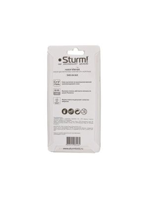 Набор шестигранных ключей 1, 5-10 мм, CrV, 9 шт, короткие  Sturm-Tehinstrument