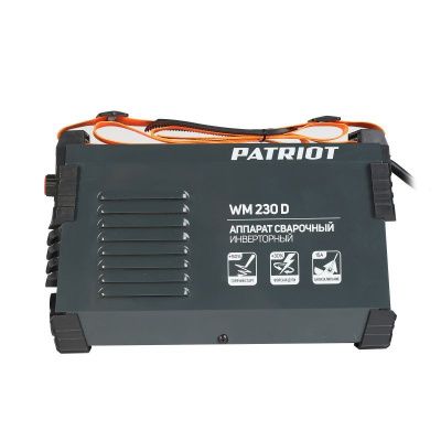 Аппарат сварочный инверторный Patriot WM 230 D-Tehinstrument