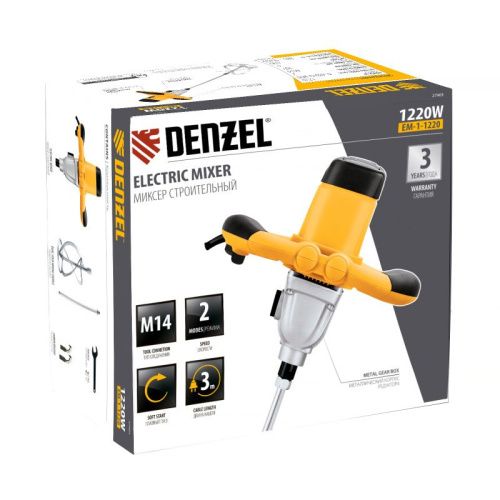 Миксер строительный Denzel EM-1-1220-Tehinstrument
